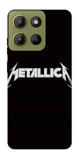 Чехол на Motorola Moto G15 4G Metallica logo фото 1 Чехол на Motorola Moto G15 4G Metallica logo фото 1 из 1
