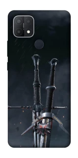 Чехол на Oppo A15s / A15 Мечи Ведьмака фото 1 из 1