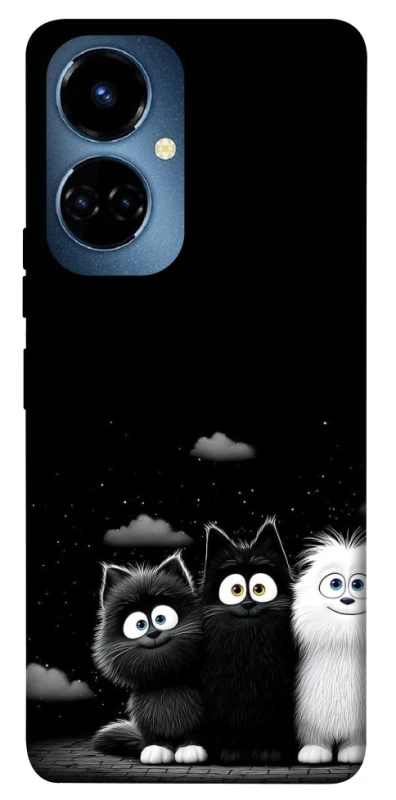 Чехол на TECNO Camon 19 Pro Three Cats фото 1 из 1