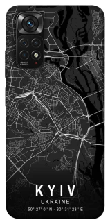 Чехол на Xiaomi Redmi Note 11 (Global) / Note 11S Kyiv map фото 1 из 1