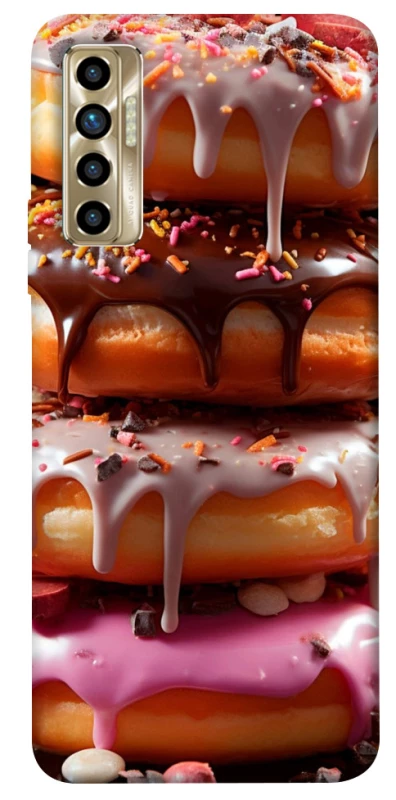 Чехол на TECNO Camon 17P Пончики фото 1 из 1