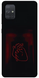 Чехол на Samsung Galaxy A71 Красное сердце фото 1 из 1