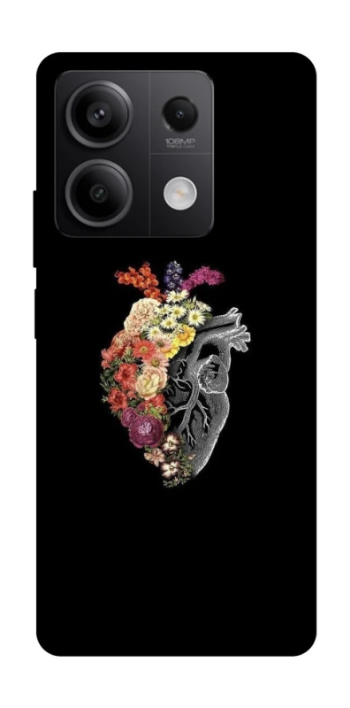 Чохол на Xiaomi Redmi Note 13 5G Heart with flowers фото 1 з 1