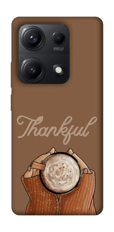 Чехол на Xiaomi Redmi Note 14S Thankful coffee фото 1 из 1