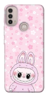 Чохол на Motorola Moto E40 Pink Labubu фото 1 з 1