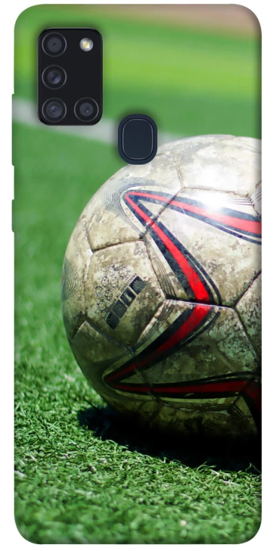 Чехол на Samsung Galaxy A21s Мяч на газоне фото 1 из 1