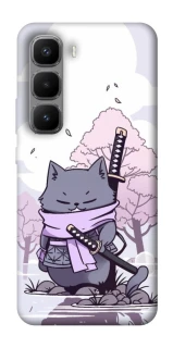 Чехол на Infinix Hot 60 Pro+ Samurai cat фото 1 Чехол на Infinix Hot 60 Pro+ Samurai cat фото 1 из 1