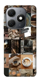 Чохол на TECNO Spark 20 Coffee collage ver.3 фото 1 з 1