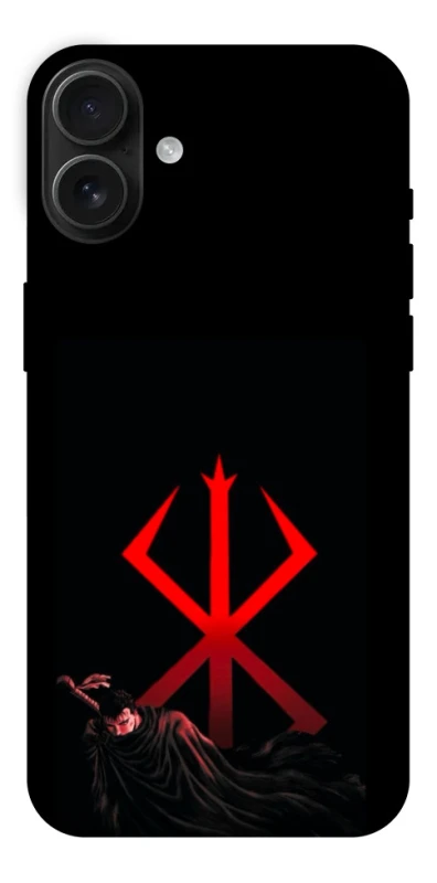 Чехол на Apple iPhone 16 Plus Berserk Red Logo фото 1 из 1