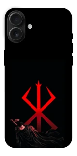 Чехол на Apple iPhone 16 Plus Berserk Red Logo фото 1 из 1