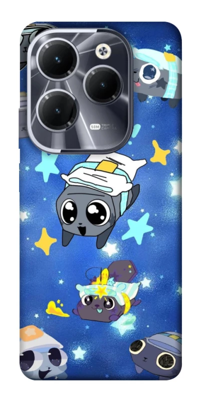 Чохол на Infinix Hot 40 Pro Pebble kitten stars фото 1 з 1