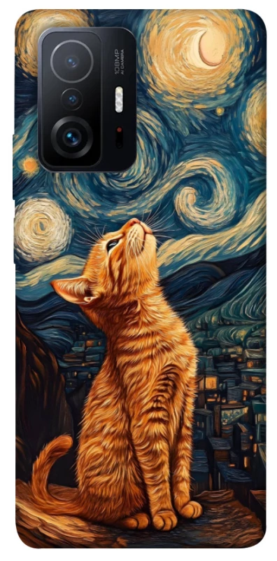 Чохол на Xiaomi 11T / 11T Pro van gogh cat фото 1 з 1