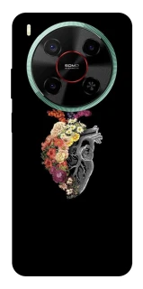 Чохол на ZTE Nubia V70 Max Heart with flowers фото 1 з 1