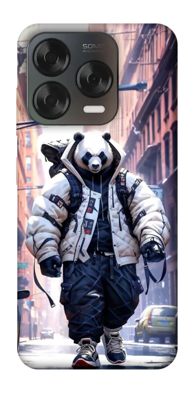 Чехол на ZTE Blade V70 Design Панда курьер фото 1 из 2