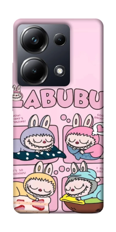 Чехол на Xiaomi Poco M6 Pro 4G Labubu Dreams Collage фото 1 из 1