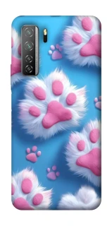 Чехол на Huawei Nova 7 SE Cat paw фото 1 из 1
