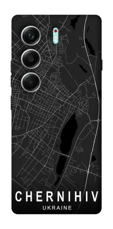 Чехол на Tecno Camon 40 Pro Chernihiv map фото 1 из 1