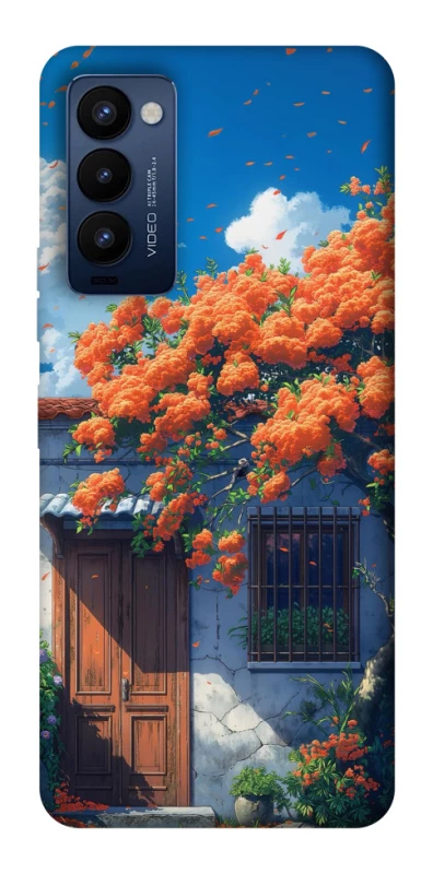 Чехол на TECNO Camon 18 Pro Flowering фото 1 из 1