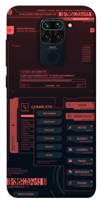 Чохол на Xiaomi Redmi Note 9 / Redmi 10X Attention фото 1 з 1