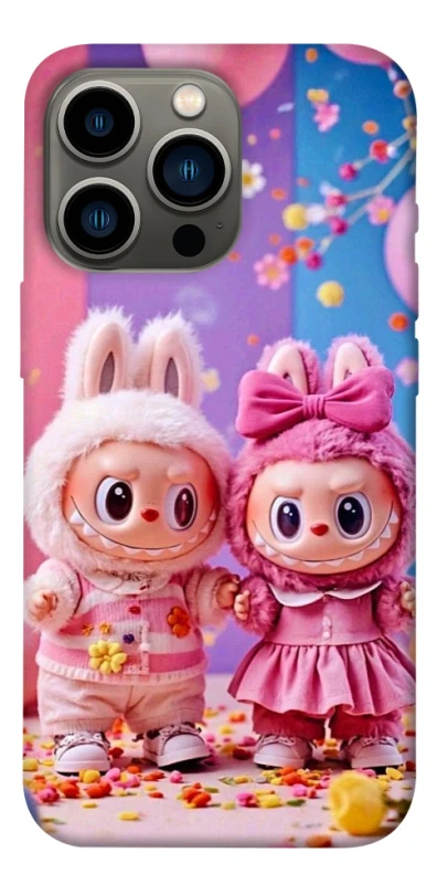 Чохол на Apple iPhone 13 Pro (6.1") Labubu twins ver.2 фото 1 з 1