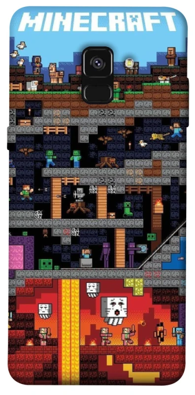 Чохол на Samsung A530 Galaxy A8 (2018) Minecraft фото 1 з 1