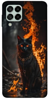 Чехол на Samsung Galaxy M53 5G Огненный кот фото 1 из 1