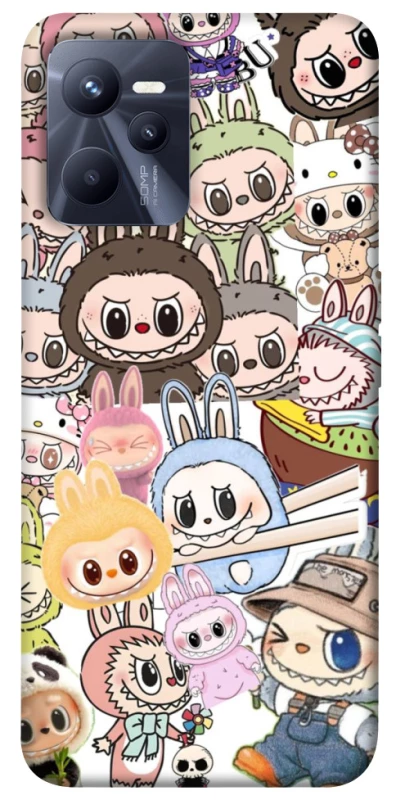 Чохол на Realme C35 All Labubus фото 1 з 1