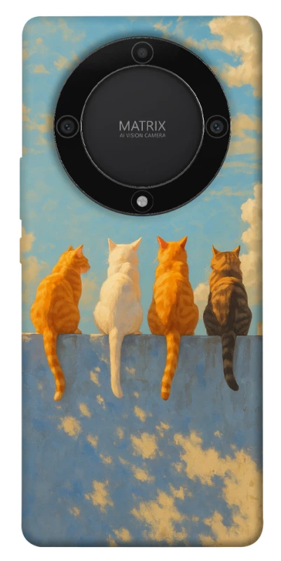 Чехол на Huawei Magic5 Lite cats on wall фото 1 из 1