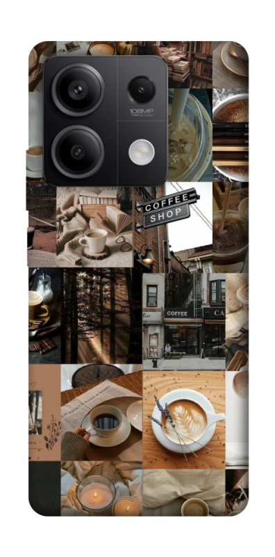 Чохол на Xiaomi Redmi Note 13 5G Coffee collage ver.3 фото 1 з 1