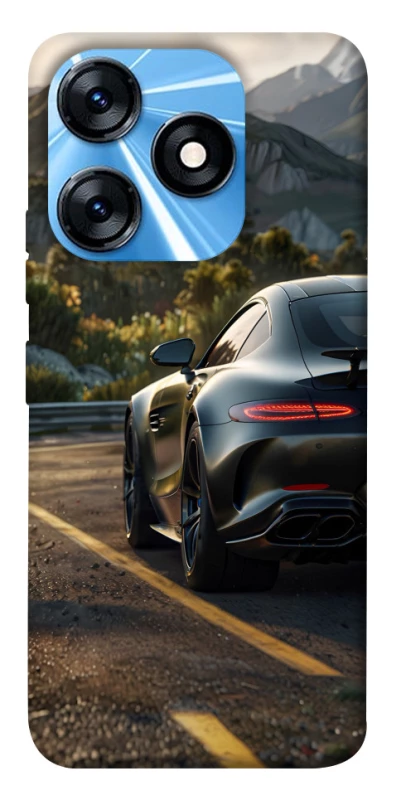 Чехол на TECNO Spark 10 Car in the mountains фото 1 из 1