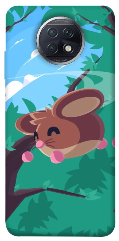 Чехол на Xiaomi Redmi Note 9 5G / Note 9T Adopt Me Forest Mouse Jump фото 1 из 1