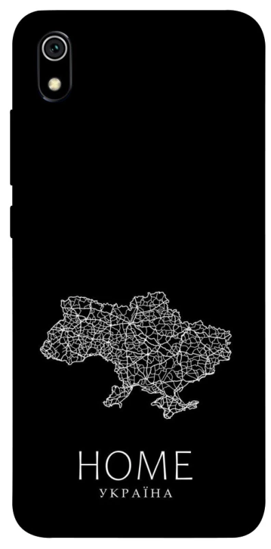 Чехол на Xiaomi Redmi 7A Ukraine black map фото 1 из 1