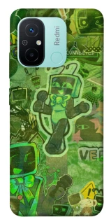 Чохол на Xiaomi Redmi 12C / Poco C55 Dandysworld tv green theme фото 1 з 1