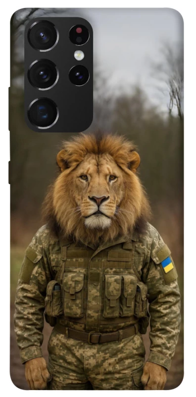 Чохол на Samsung Galaxy S21 Ultra Лев захисник фото 1 з 1