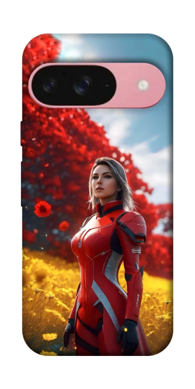 Чехол на Google Pixel 9 Cyber space girl ver.5 фото 1 из 1