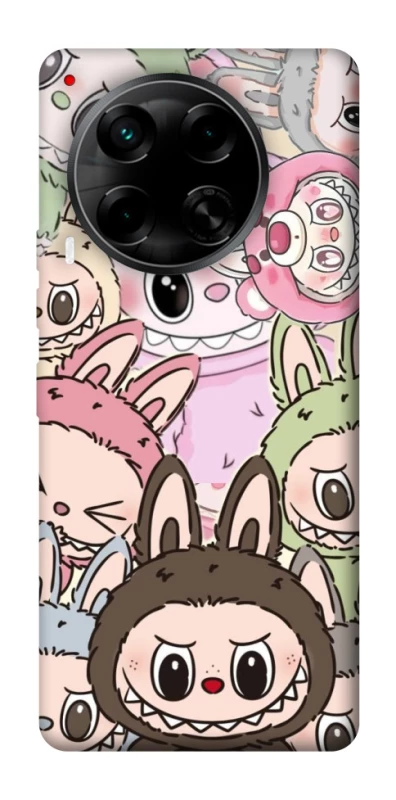 Чехол на TECNO Camon 30 (CL6) All Labubu 3 фото 1 из 1