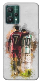Чехол на Realme 9 Pro Ronaldo и Messi фото 1 из 1