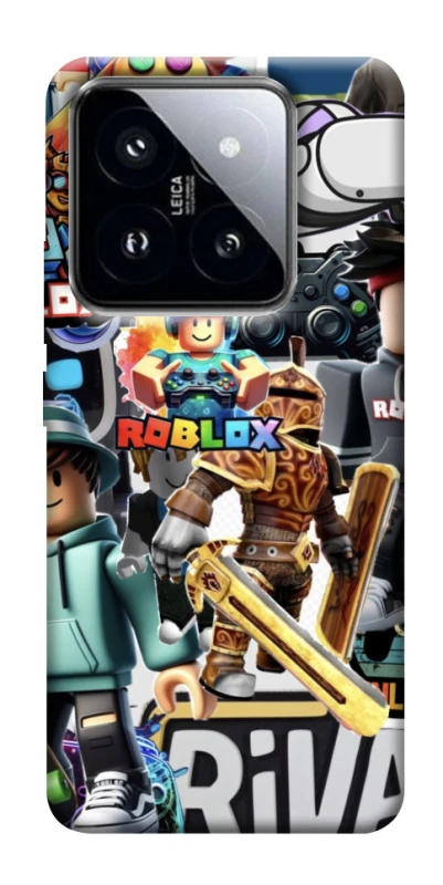 Чехол на Xiaomi 14 Pro Roblox collage ver.1 фото 1 из 1