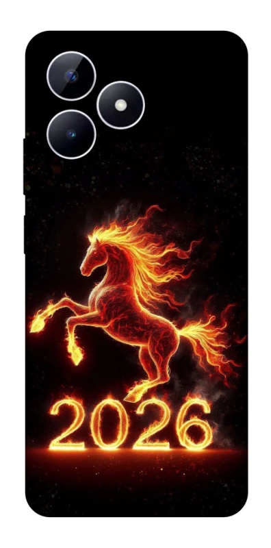 Чехол на Realme Note 50 5G Red Fire Horse ver.1 фото 1 из 1