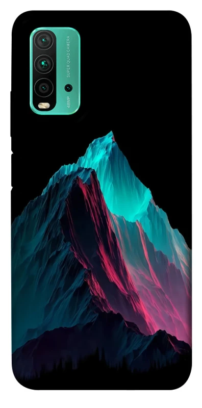 Чехол на Xiaomi Redmi Note 9 4G / Redmi 9 Power Neon mountains фото 1 из 1