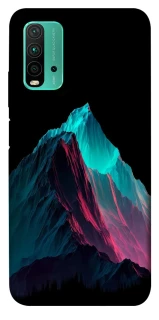 Чехол на Xiaomi Redmi Note 9 4G / Redmi 9 Power Neon mountains фото 1 из 1