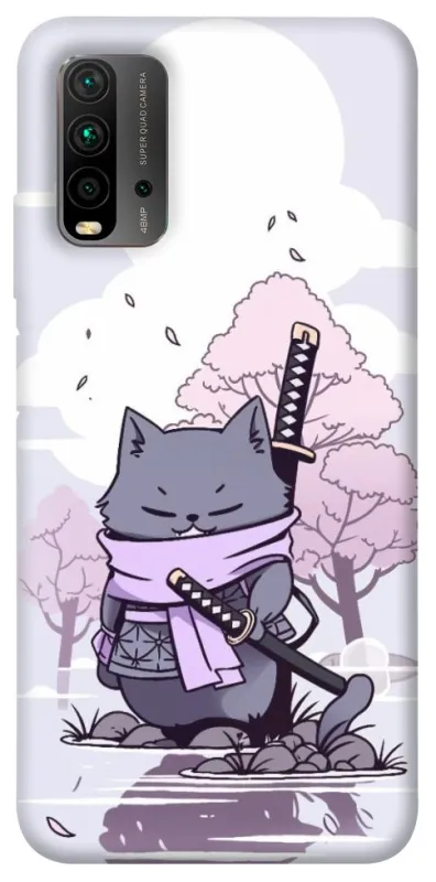 Чохол на Xiaomi Redmi 9T Samurai cat фото 1 з 1