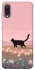 Чохол на Samsung Galaxy A02 cat on a field фото 1 з 1