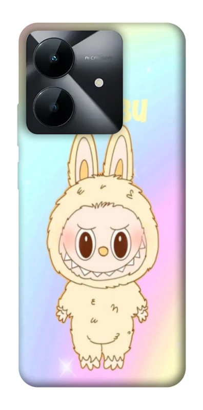 Чохол на Realme Note 60x Fluffy Rainbow Labubu фото 1 з 1