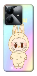 Чохол на Realme Note 60x Fluffy Rainbow Labubu фото 1 з 1