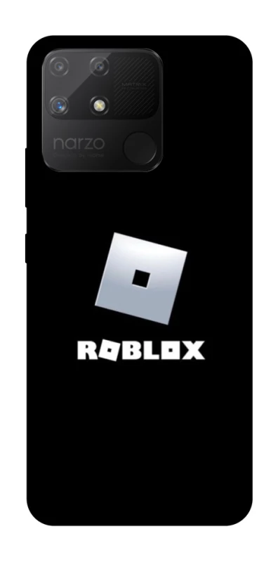 Чохол на Realme Narzo 50A Roblox logo black фото 1 з 1