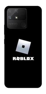 Чохол на Realme Narzo 50A Roblox logo black фото 1 з 1