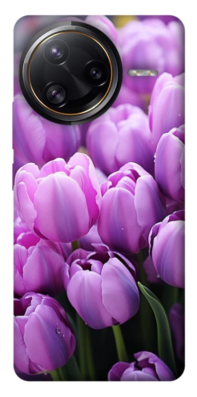 Чехол на Xiaomi Poco F7 Pro Фиолетовые тюльпаны фото 1 из 1