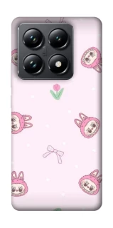 Чохол на Xiaomi 14T Pro Labubu Flower фото 1 з 1