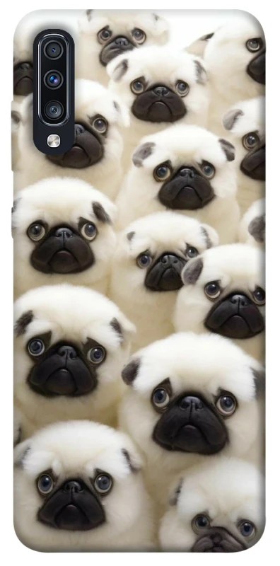 Чохол на Samsung Galaxy A70 (A705F) Doggy Pug Love фото 1 з 1